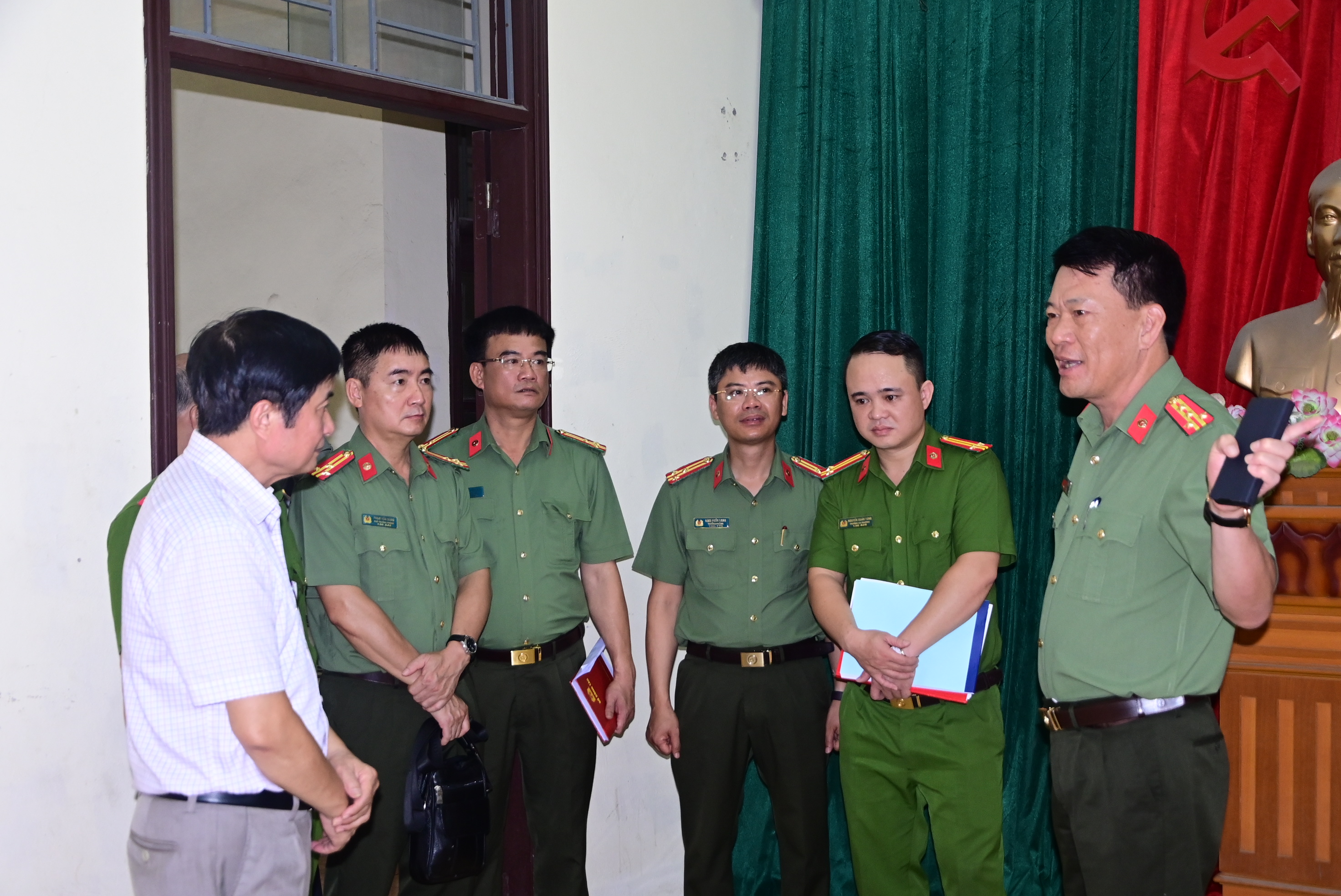 Phấn đấu xây dựng Công an phường Cầu Đất (quận Ngô Quyền) điển hình Kiểu mẫu về an ninh trật tự, văn minh đồ thị